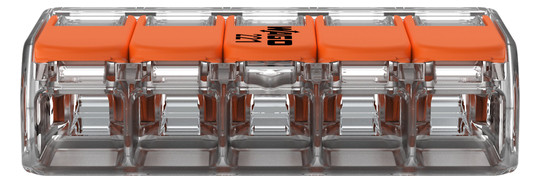 Steckklemme 5f 450V 32A Serie 221 0,2-4qmm m.BetätiHebel f.Massivleiter