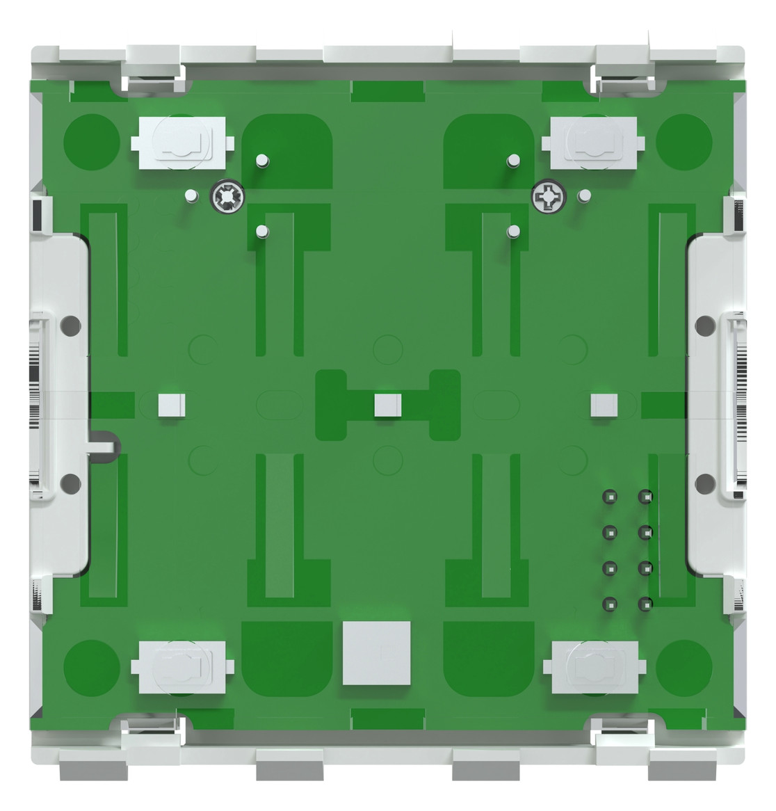 Bedienelement 2f ws f.Dimmeins m.LED-Anz Geeignet für Dimmeinsatz