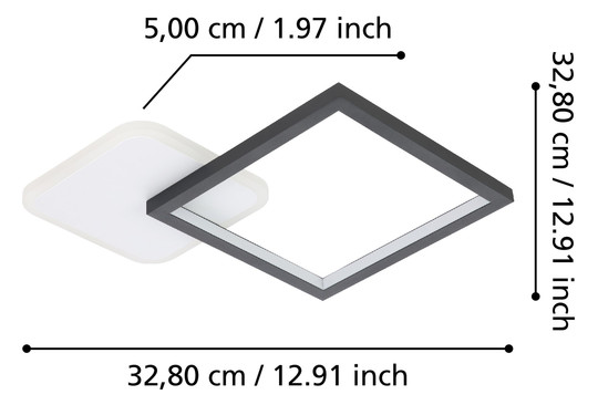 EGLO LED-CCT Deckenleuchte        900422 