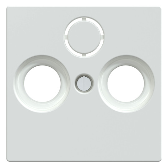 Zentralplatte Sat/TV/Radi System M akws Schraubbef 3f aktivweiß