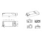 LED-Steuerung 44W 300-1050mA 6-52V IP20 Dimmung DALI Kstgeh dyn 170x65x30mm
