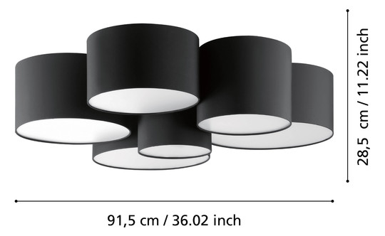 EGLO Wand und Deckenleuchte        99509 