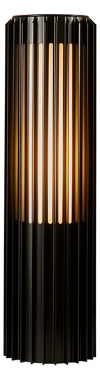 LED-Pollerleuchte 15W Aludra IP44 sw Alu 1LED E27 Kst_opal