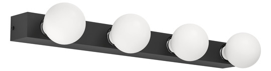 EGLO Wandleuchte/4 E27 Schwarz    900517 