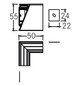 Kupplung/Verbinder ger ws Alu L50mm B50mm H24mm