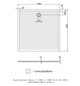 Hoesch Mineralguss-Duschwanne Muna 150 x 150 x 3 cm, weiß, Solique, Antirutsch