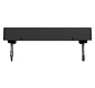 Zentralplatte USB sw einrasten m.Aufdr m.Beschr.Feld