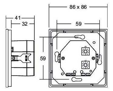Fernbedienung 12f sw