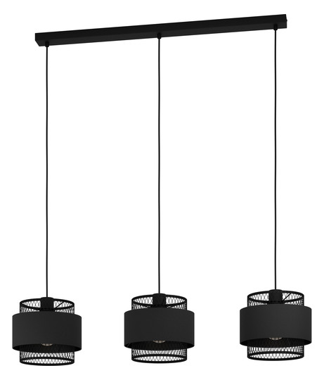 EGLO Hängeleuchte BAZELY schwarz   43669 