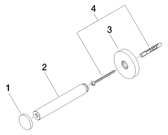 Dornbracht Papierrollenhalter TARA Reserve, Bronze gebürstet