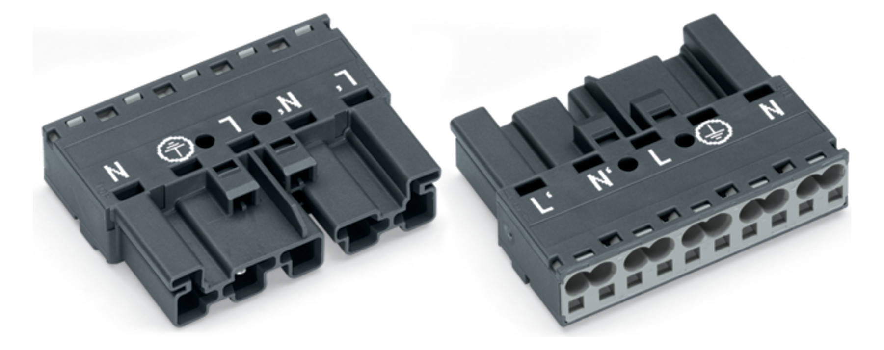 Steckverbinder Gebäude 5p Serie 770 25A Federzug 400V 4qmm 3 N PE 1