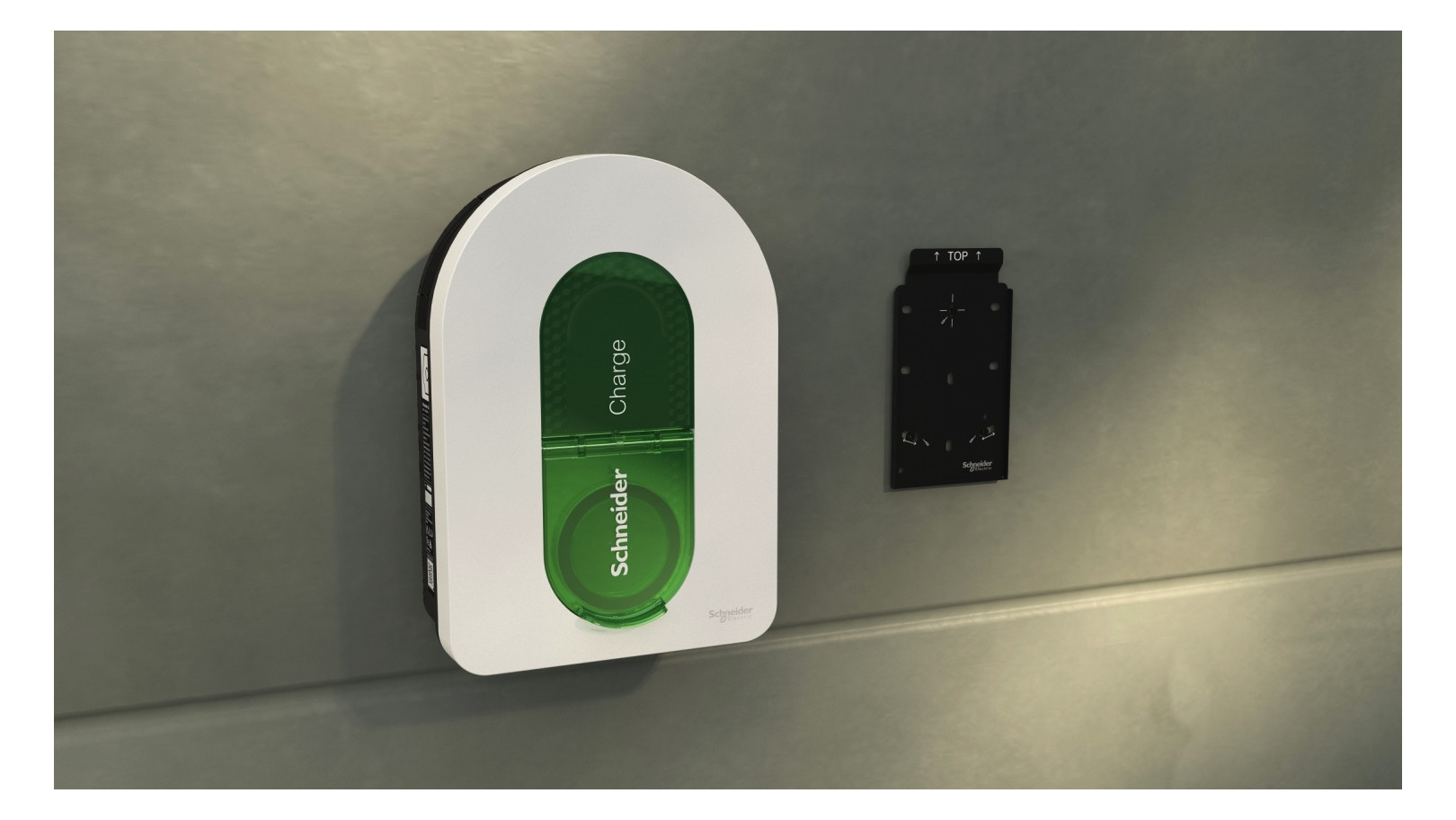Wallbox 22kVA 3ph 1f 22kW/Ladep IP55 Kst 244x342x117mm Wandmont IK10