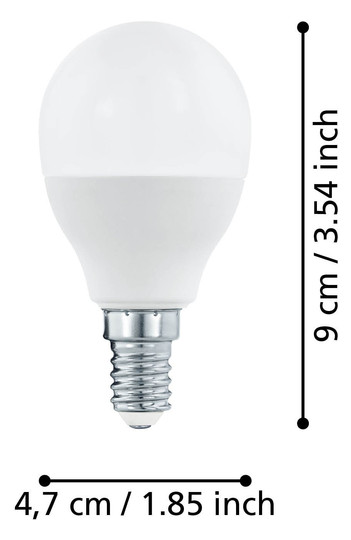 EGLO Leuchtmittel E14-LED P45 4,9W 12261 