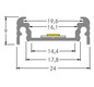Profil n.Konf alu IP00 100x24x9mm nur Konfektionierung Ersatzteil Zubehör