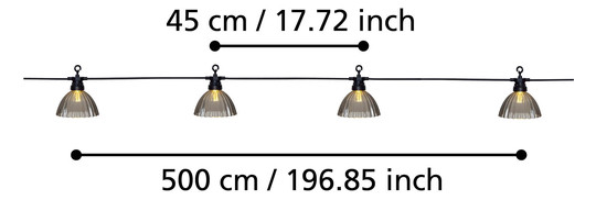 EGLO Außen LED-Lichterkette/12    900215 
