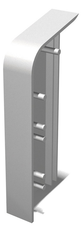 Weitzel Endstück SLF + BLF Alu, links