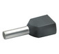 ZW-Aderendhülse 1,5qmm 8mm isol PP sw Cu Polypropylen (PP) verzinnt