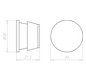 Rohrverschlussstopfen Kst Ø32mm Geeignet für f.flexible Rohre f.starre Rohre sw
