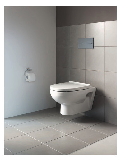 Duravit Wand-WC Set No. 1 mit WC-Sitz, Rimless, weiß