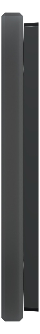 Rahmen 1f ony-sw glz M-PLAN Glas f.GEB-K onyxschwarz Unterputzmontage