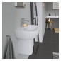 Duravit Handwaschbecken D-Code 45x34cm, mit Hahnloch, Überlauf, Hahnlochbank, weiß
