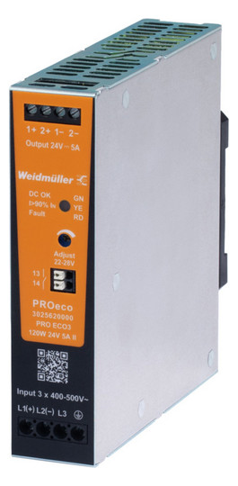Weidmüller PRO ECO3 120W 24V 5A II 