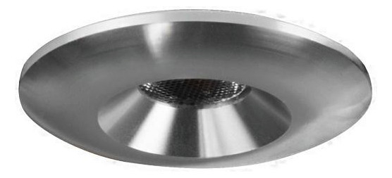 LED-Lichtpunkt 1,2W 3000K 70lm alu Konv IP44 Ø32,5x4mm