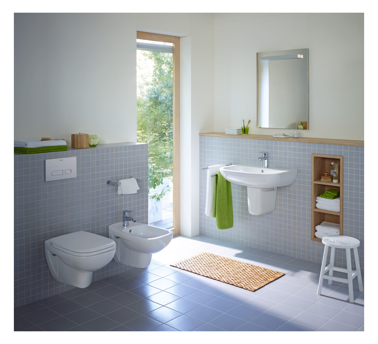Duravit Halbsäule D-Code 24,5x26,8cm, weiß