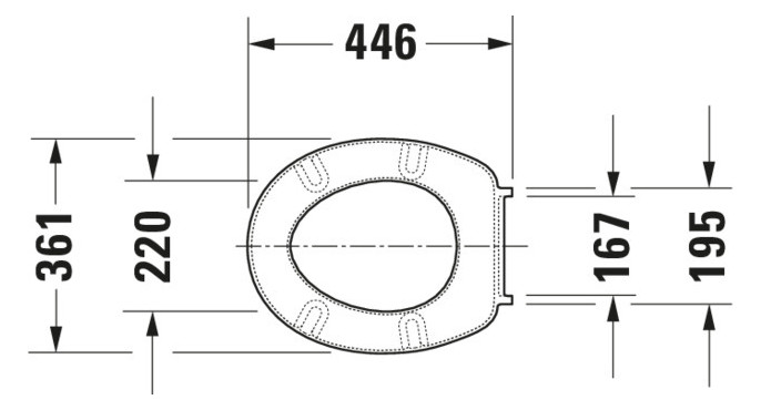 Duravit WC-Sitz ohne Absenkautomatik, Scharniere Edelstahl, weiß