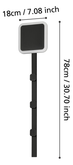 EGLO LED-Wandleuchte Schwarz/Weiss 99595 
