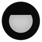LED-Orientierungsleuchte 2W 3000K 35lm sw Konv 1LED elektr.Trafo IP20 Scheibe
