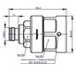 4.3-10-Buchse Rundkabel 5 50Ohm