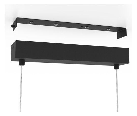 EGLO Hängeleuchte/4 E27 Schwarz    43773 