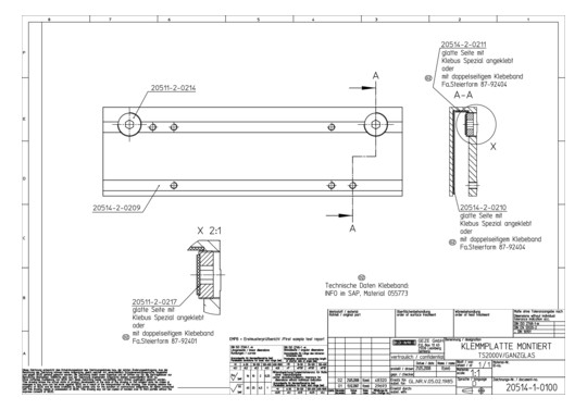 GEZE Gestänge si TS4000/TS2000 K  102421 