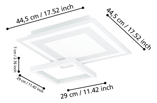 EGLO Wand und Deckenleuchte       900023 