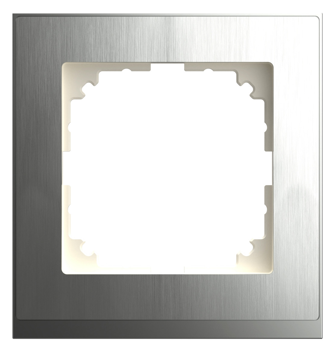 Rahmen 1f edst/alu mt M-Pure Decor Metall edelstahl/aluminium f.GEB-K