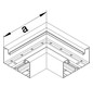 Flachwinkel GEB-K UT 85x130mm Alu natur hfr unbeh