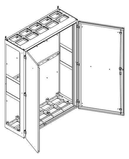 ABN Standgehäuse geerdet IP55    NS512EB 