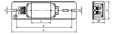 Houben VGKL/LL 2x18,36-40W 28x41  509373 