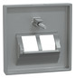 Zentralplatte UAE/IAE 2f System M alu Schraubbef