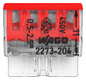Steckklemme 4f 450V 24A Serie 2273 0,5-2,5qmm f.Massivleiter