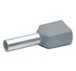 ZW-Aderendhülse 4qmm 12mm isol PP gr Cu Polypropylen (PP) verzinnt