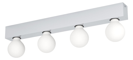 EGLO Wandleuchte/4 E27 Chrom      900518 