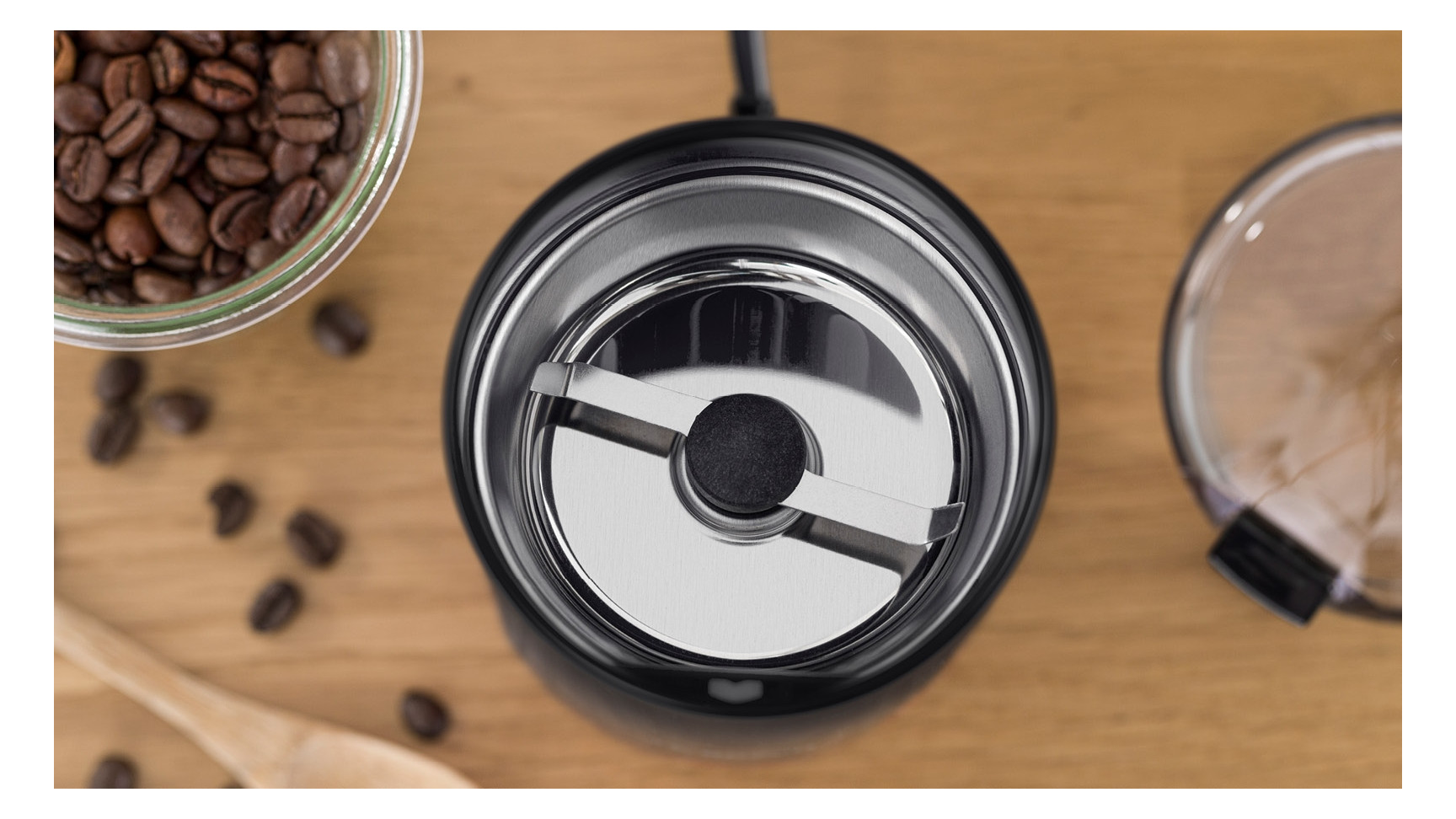 Kaffeemühle 75g sw Schlagmess