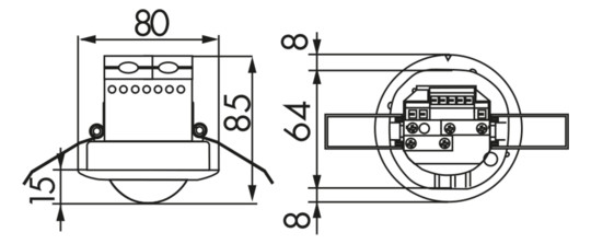 BEG Luxomat       PD2-M-DALI-HKL-DE weiß 