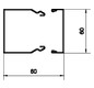Leitungsführungskanal ST 60x60x2000mm vz hfr LF-K 2860qmm