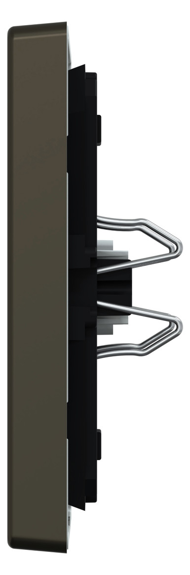 Wippe Schalter System Design mokka metallic
