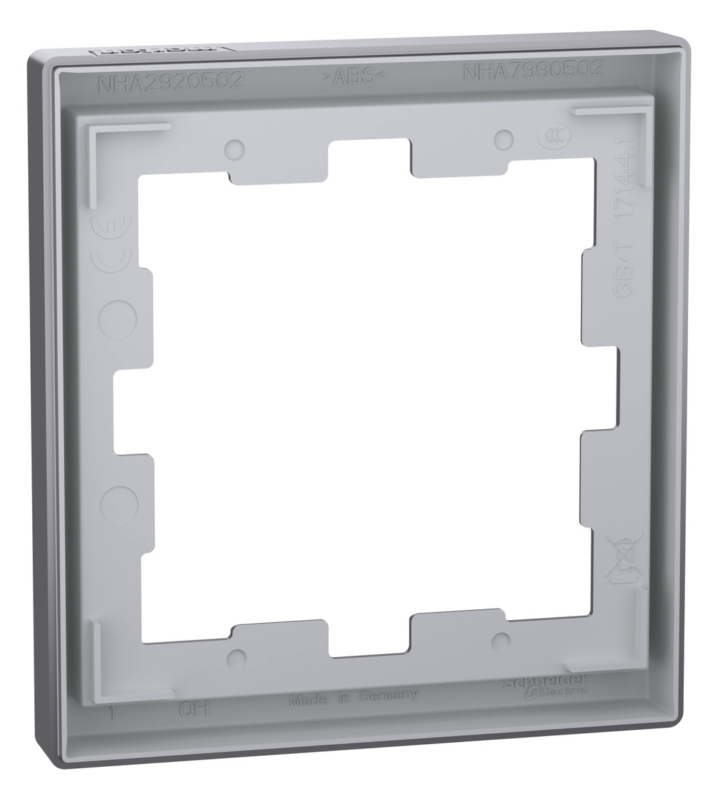 Rahmen 1f edst glz D-Life Kst f.GEB-K Unterputzmontage Thermopl