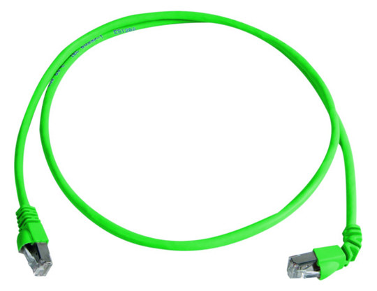 Patchkabel Cat6A 0,5m gn S/FTP RJ45 AWG27