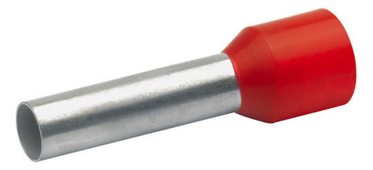 Aderendhülse 10qmm 18mm isol PP rt Cu Polypropylen (PP) verzinnt